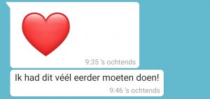 WhatsApp zangles testimonial eerder
