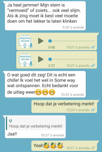 WhatsApp zangles testimonial lotte
